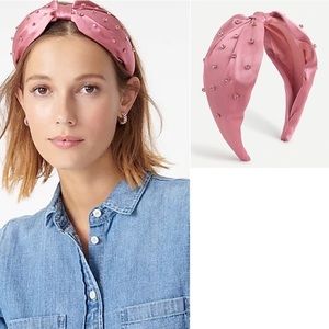 J Crew Pink Rhinestone Headband- never worn!!
